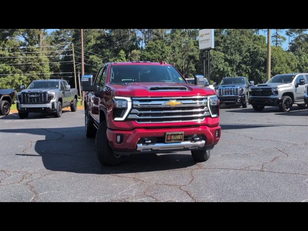 Used 2025 Radiant Red Tintcoat Chevrolet High Country image 3