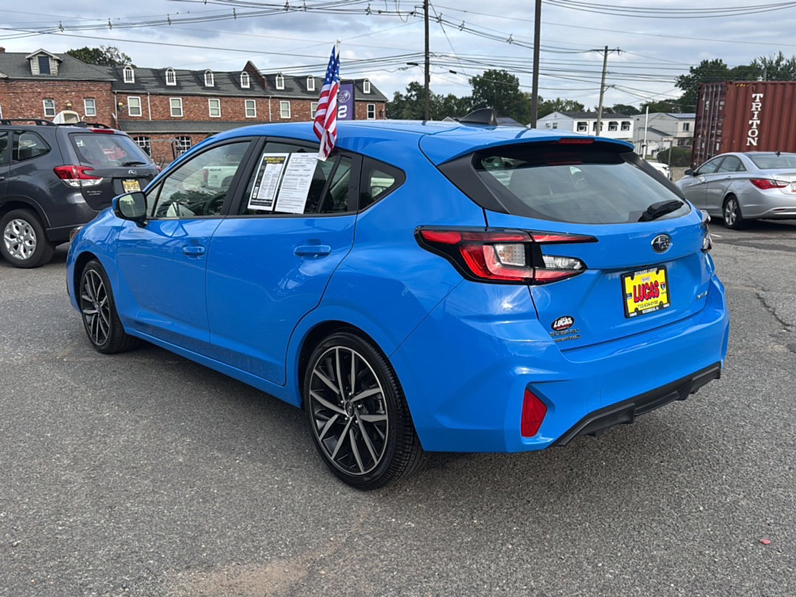 Used 2025 Oasis Blue Pearl Subaru Sport image 7