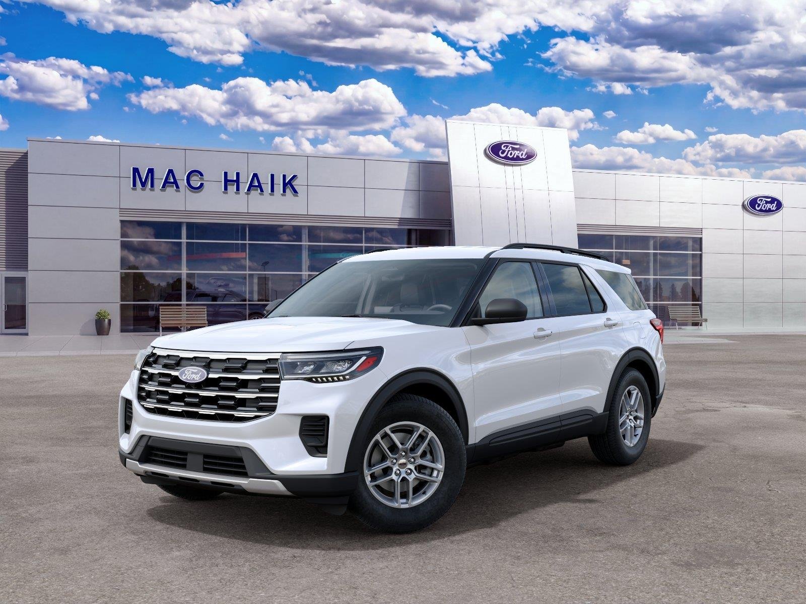 New 2027 Star White Metallic Tri-Coat Ford Active image 2