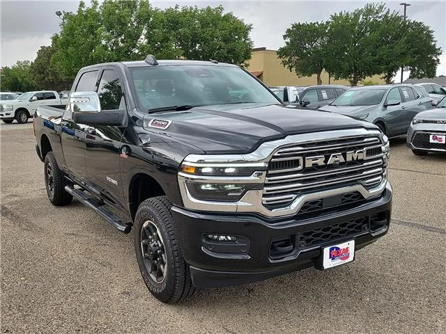 Used 2026 Diamond Black Crystal Pearlcoat RAM Laramie 4x4 Crew Cab 6.3 ft. box 149 in. WB image 6
