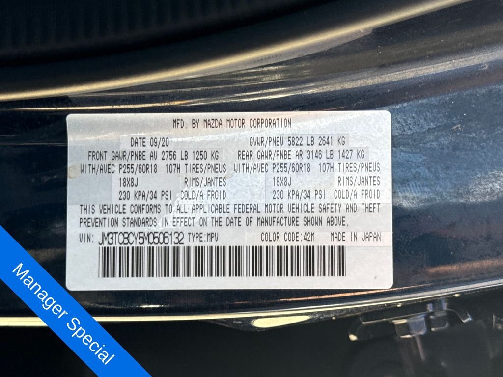 Used 2021 Blue Mazda Touring image 31