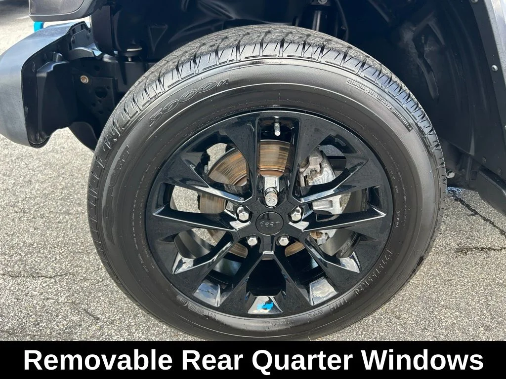 Used 2022 Gray Jeep Unlimited Sahara 4xe image 19