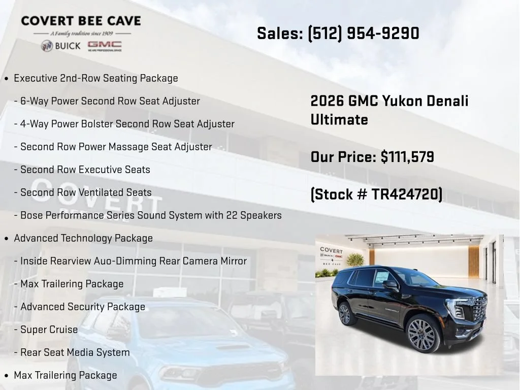 New 2026 GMC Yukon Denali Ultimate, photo 18