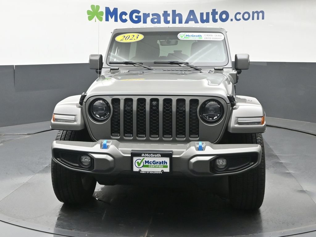 Used 2023 Gray Jeep Sahara 4xe image 7