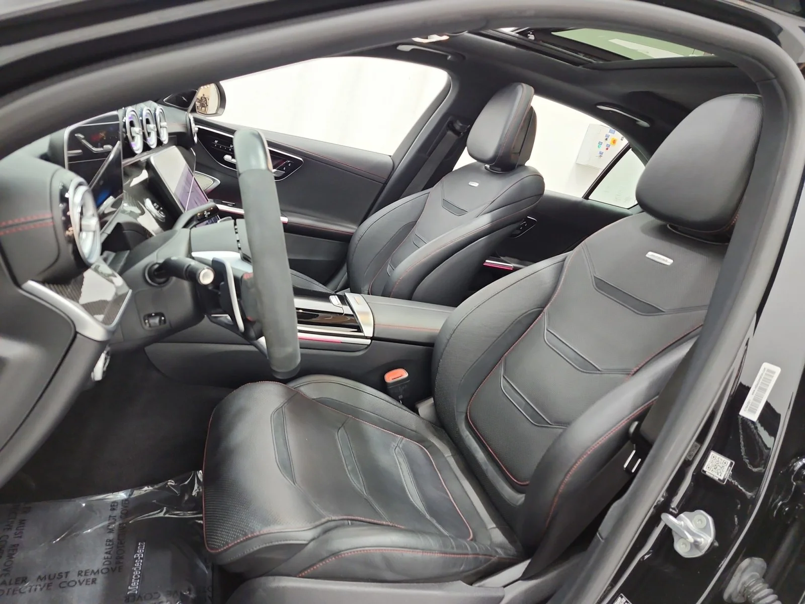 Certified Used 2023 Obsidian Black Metallic Mercedes-Benz AMG® C 43 4MATIC Sedan image 10