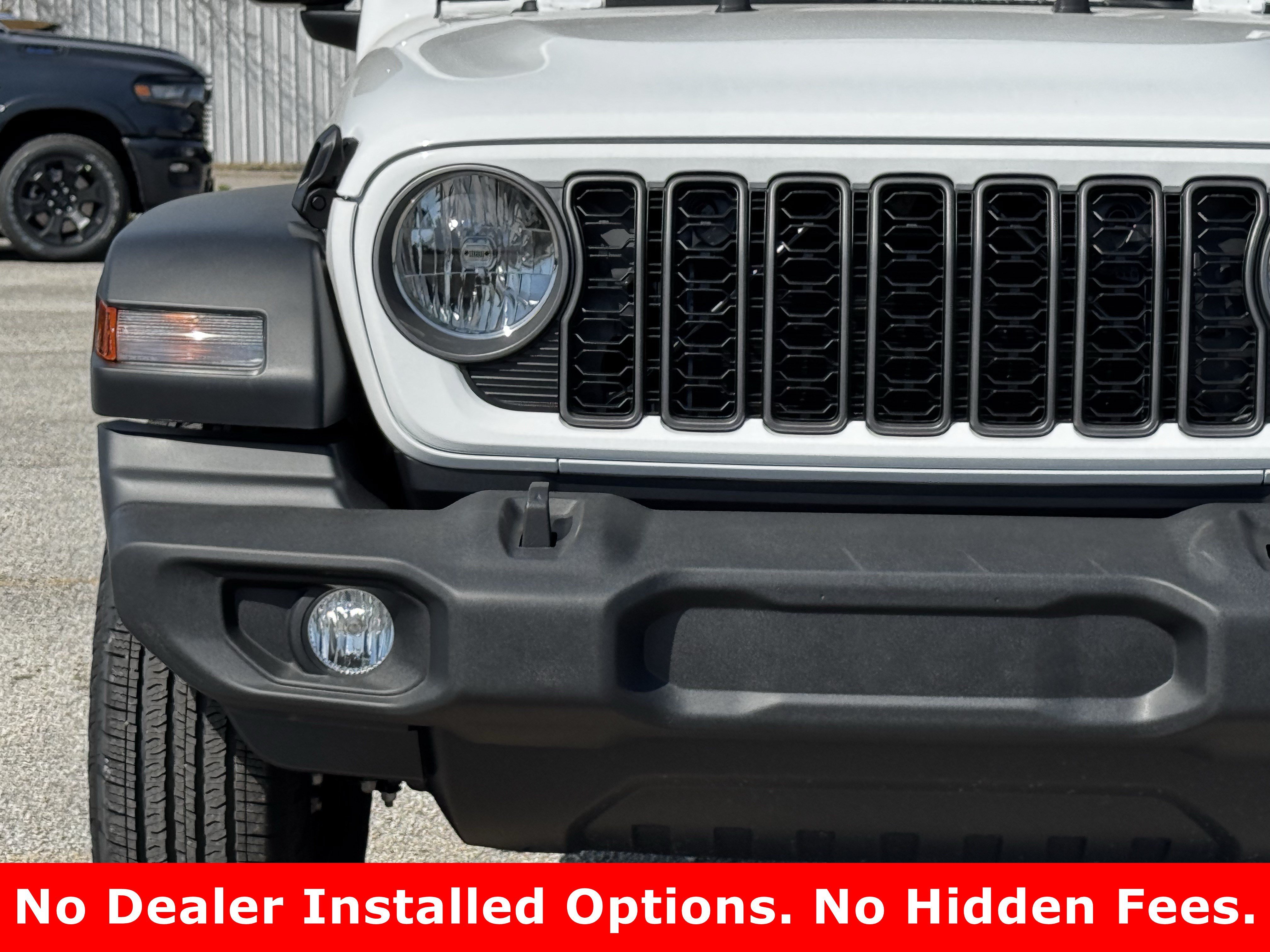 New 2026 Bright White Clear-Coat Exterior Paint Jeep Sport image 5