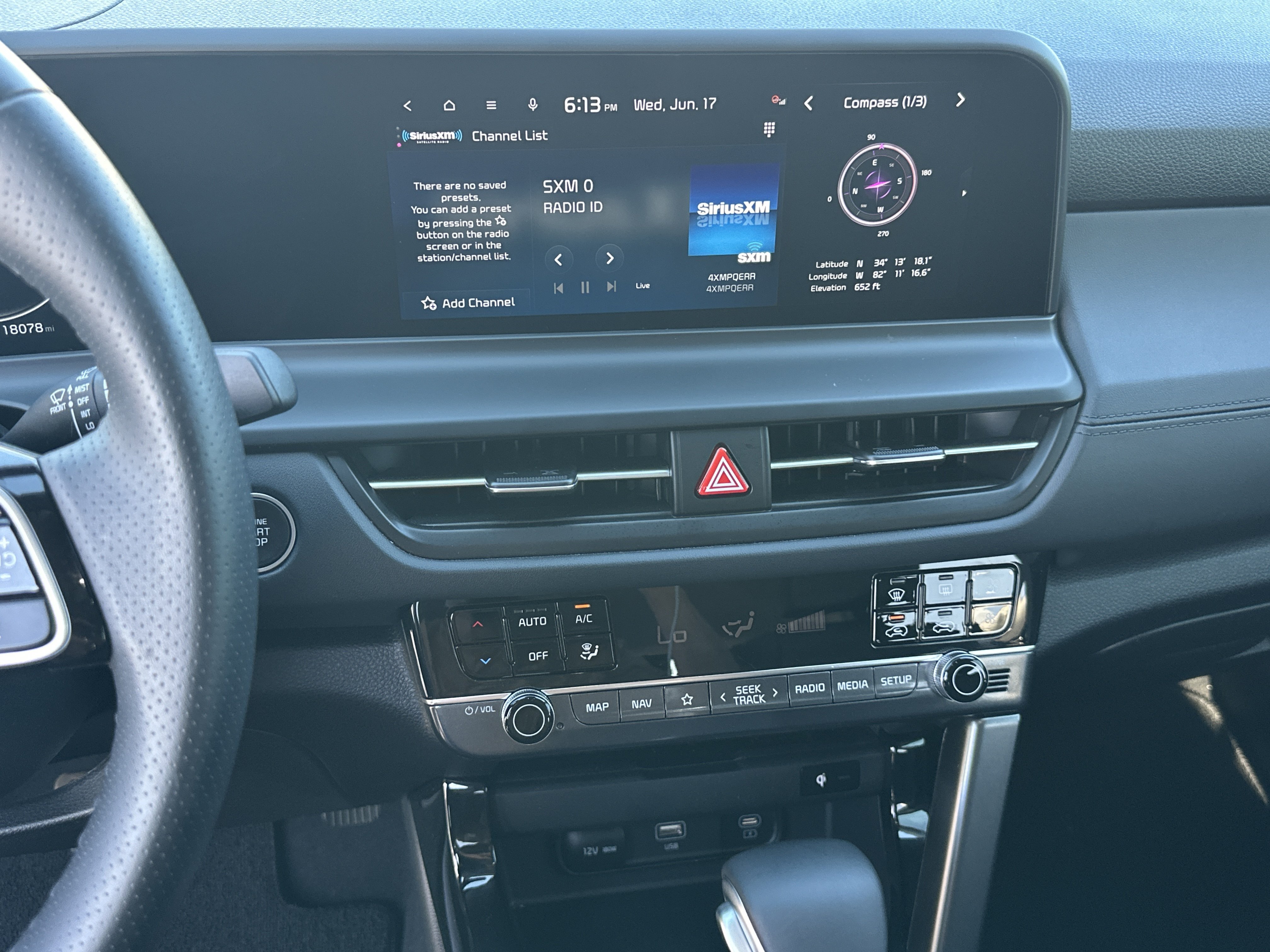 Used 2024 Pluton Blue/Black Roof Kia SX image 24