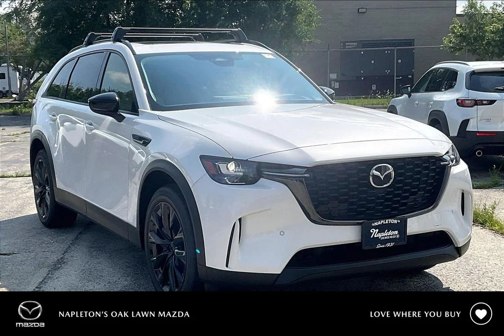 New 2026 Rhodium White Premium Mazda 3.3 Turbo Premium Sport AWD image 1