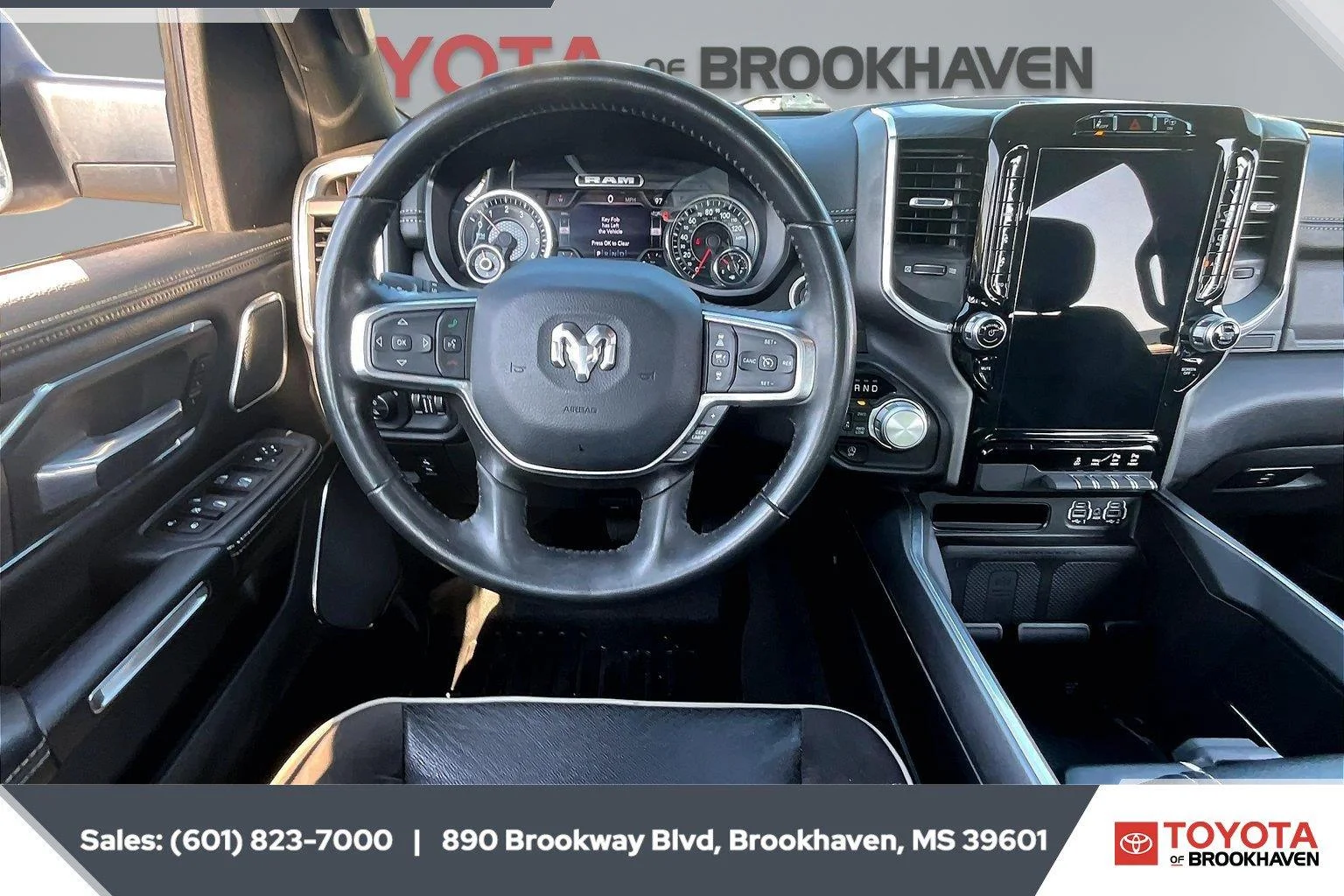 Used 2024 Ivory White Tri-Coat Pearlcoat Ram Laramie image 5