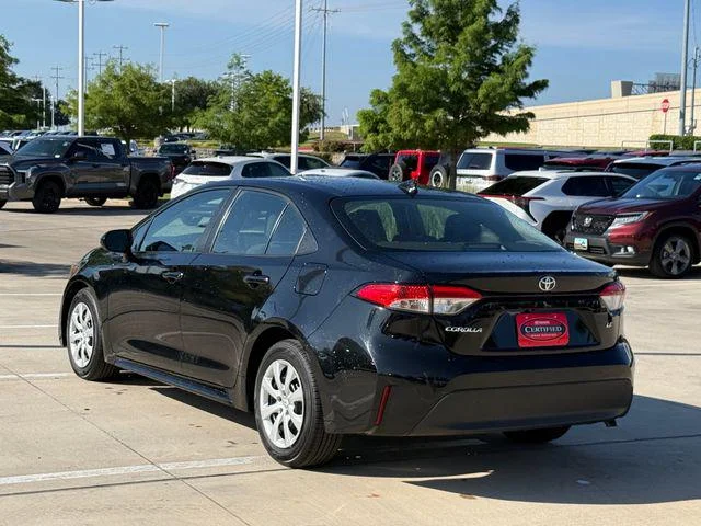 Certified Used 2024 MIDNIGHT BLACK METAL Toyota LE image 4