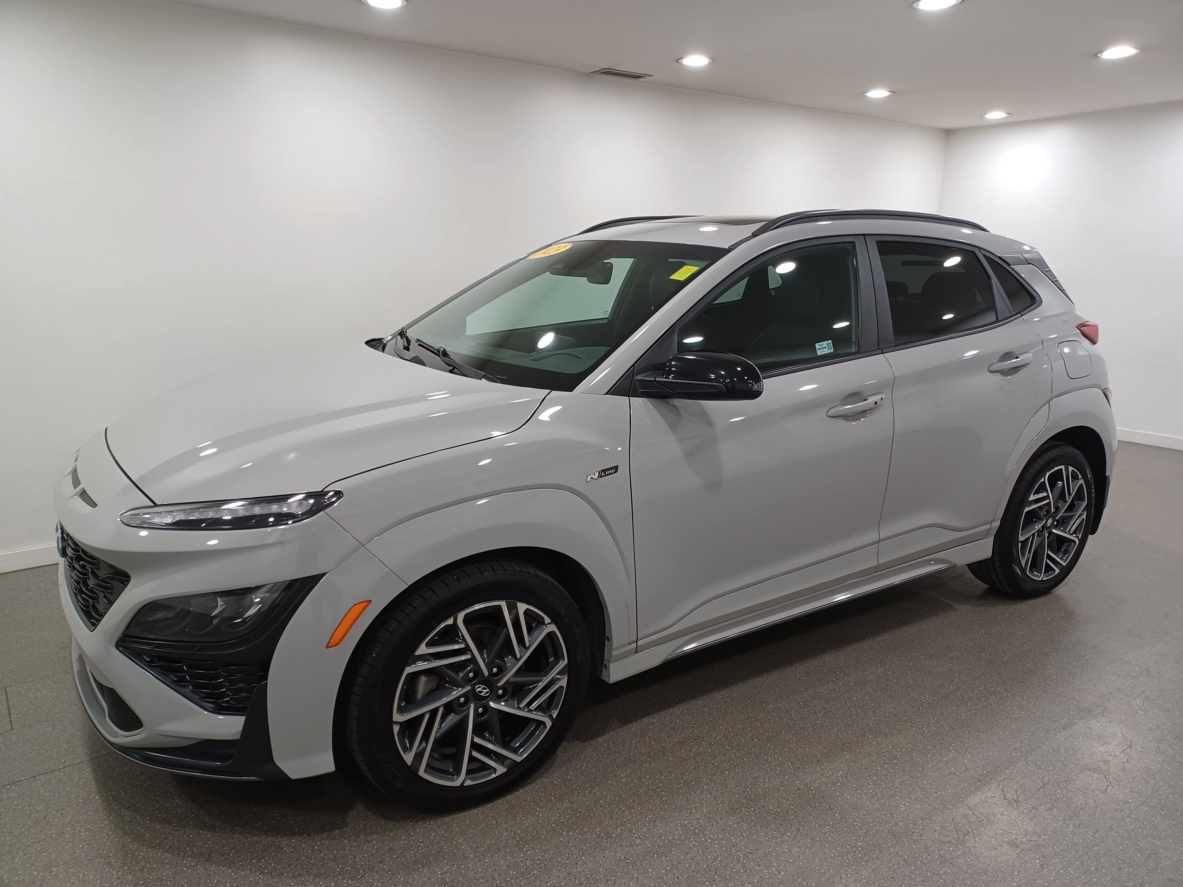 Certified Used 2023 Cyber Grey Hyundai N-Line Ultimate AWD*Adapt Cruise | Remote Start | Nav | HUD | Cooled Leather | Sunroof | Htd Wheel image 2