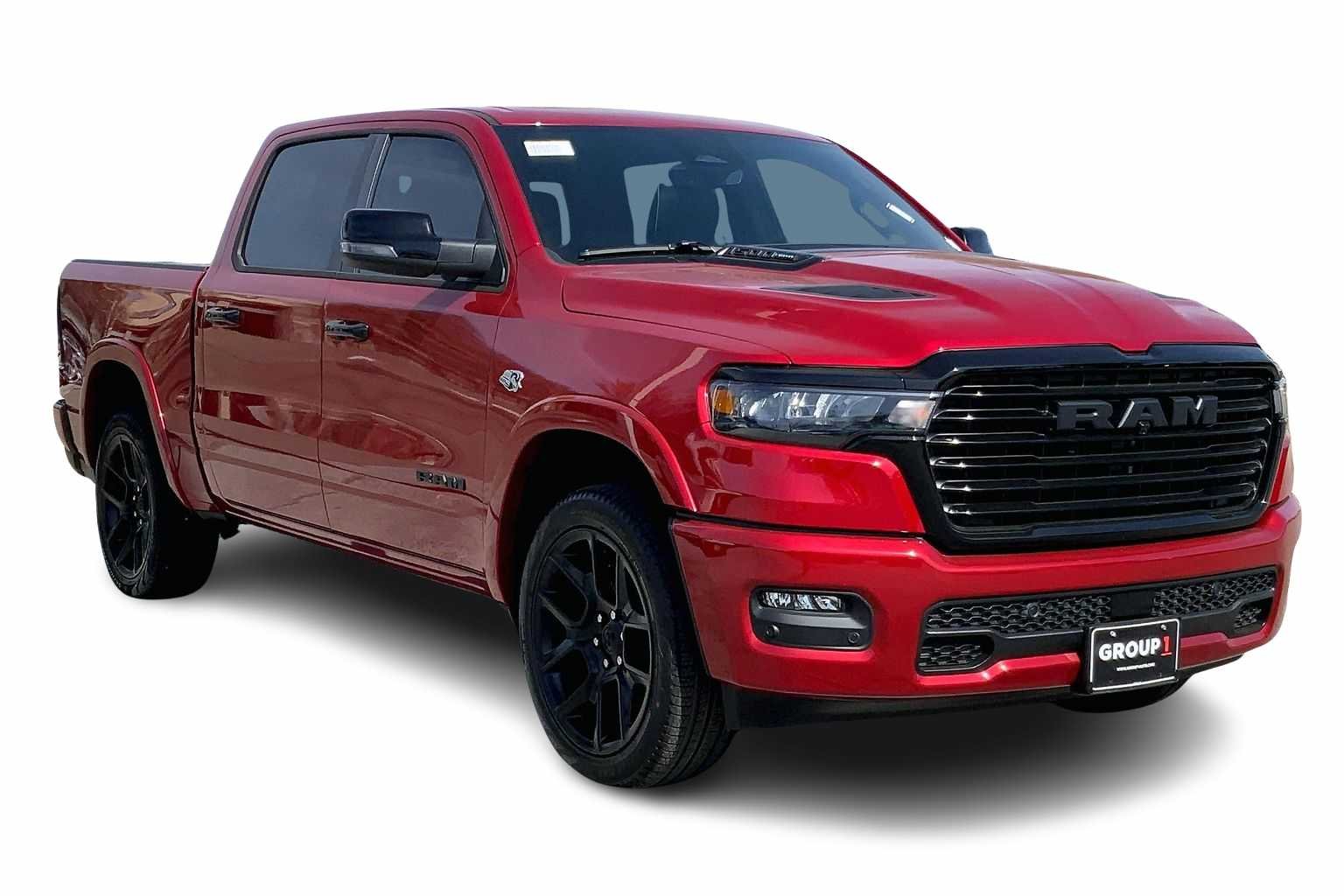 New 2026 Molten Red Pearl-Coat Exterior Paint RAM Laramie image 2