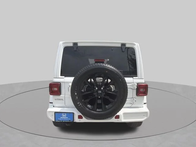 Used 2021 White Jeep Unlimited Sahara High Altitude image 4