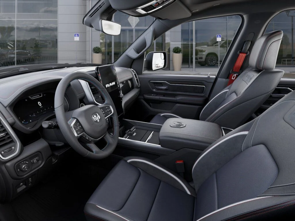 New 2026 Bright White Clear-Coat Exterior Paint RAM Laramie image 22