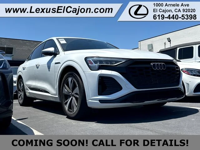 Used 2024 Audi Q8 Sportback e-tron Premium with VIN WA1BAAGE8RB024605 for sale in El Cajon, CA