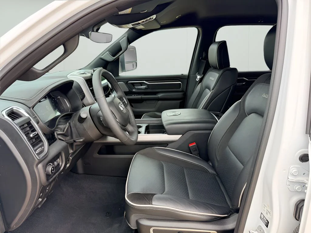 Used 2025 Bright White Clearcoat Ram Laramie image 13