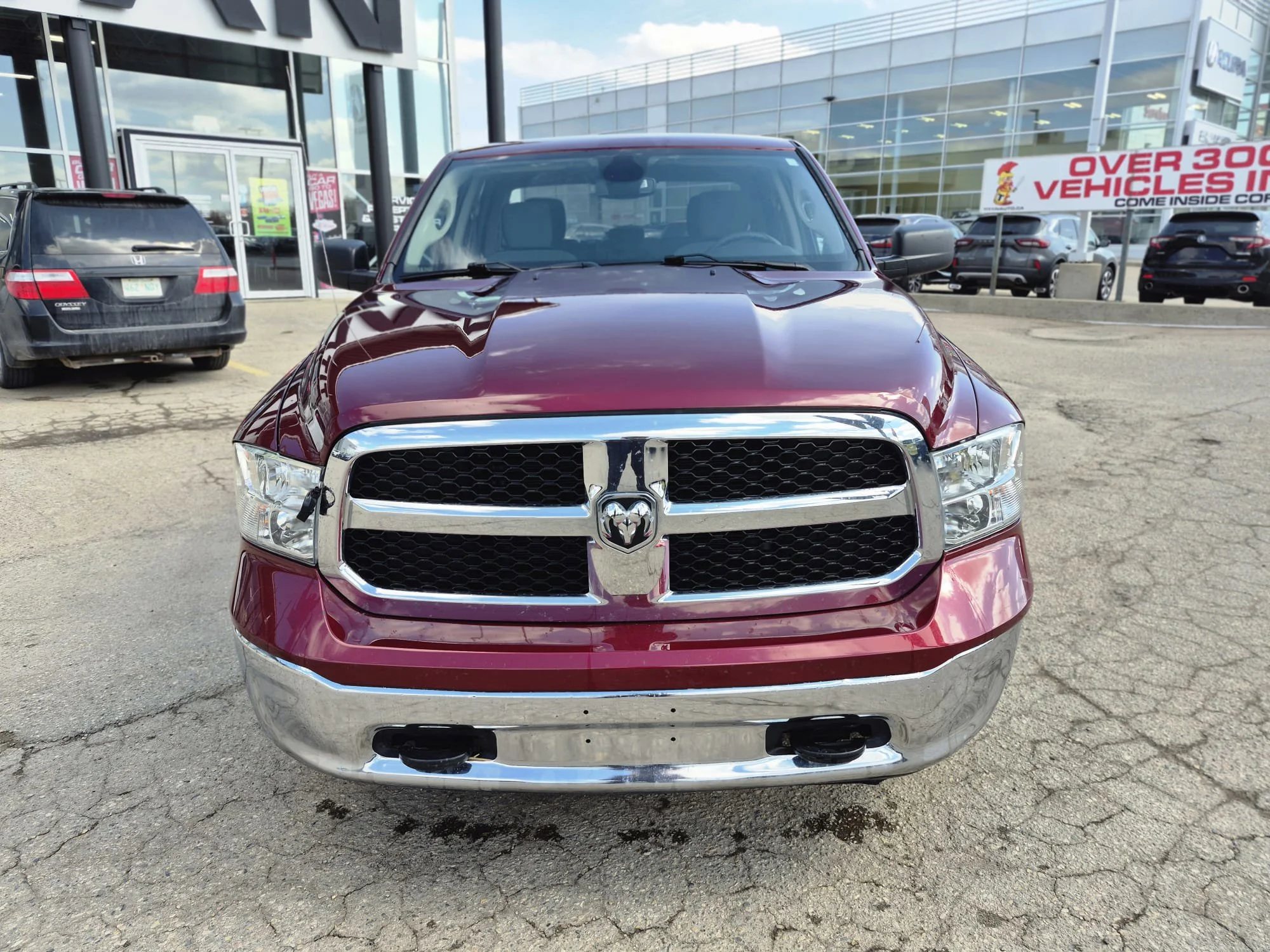 Certified Used 2023 Velvet Red Pearl Ram SLT 4X4*Velvet Red Pearl | 5.7L HEMI | 6 Pass | Htd Mirrors | Tow Pkg | Hitch | Tonneau Cover image 4