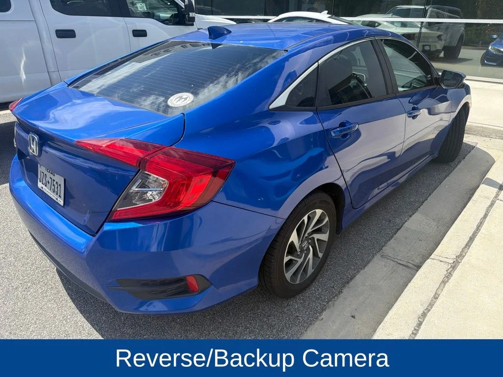 Used 2017 Aegean Blue Metallic Honda EX image 4