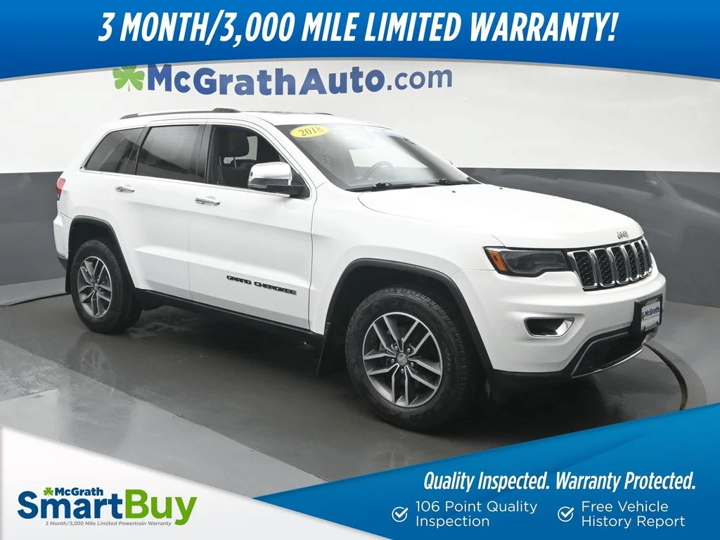 Used 2018 White Jeep Limited image 1