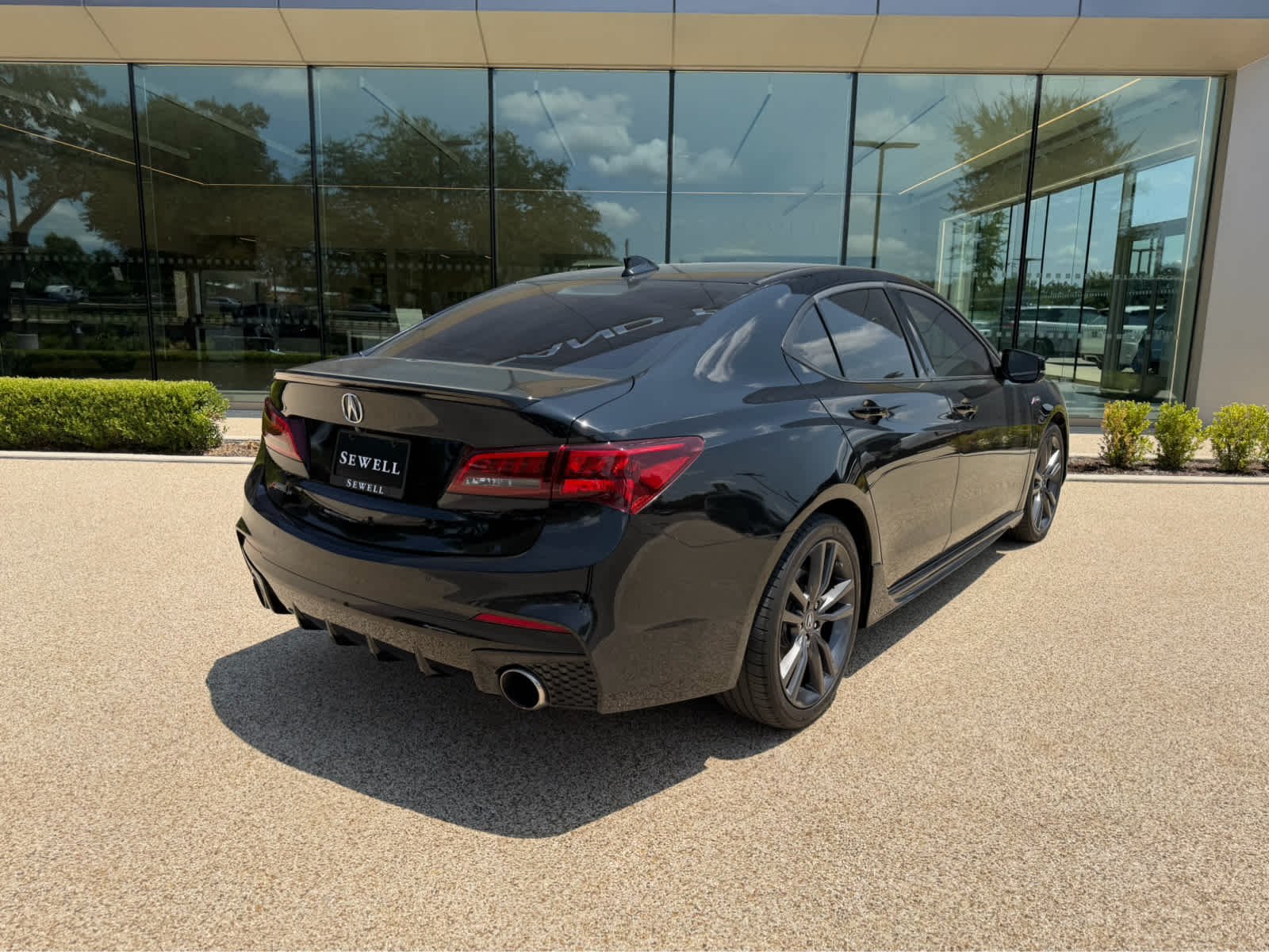 Used 2019 Crystal Black Pearl Acura w/A-Spec Pkg Red Leather image 5