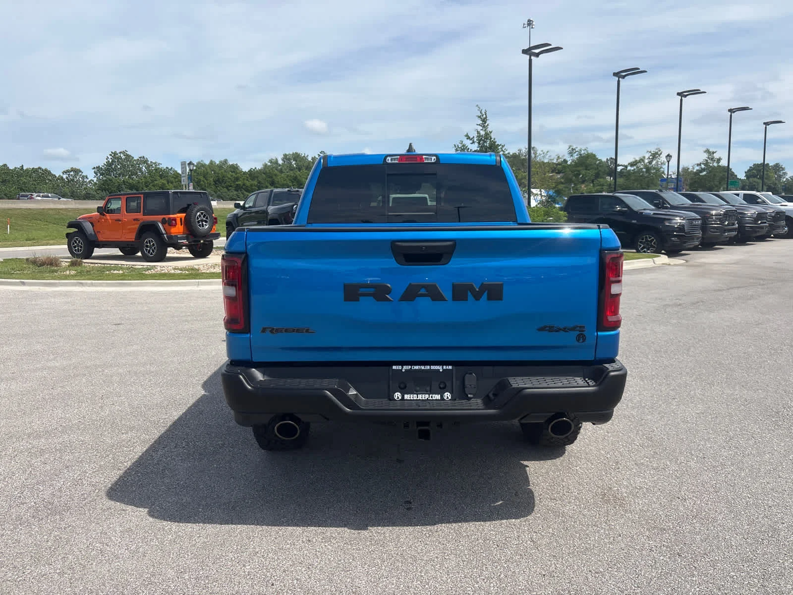 New 2026 Hydro Blue Pearl-Coat Exterior Paint RAM Rebel image 8