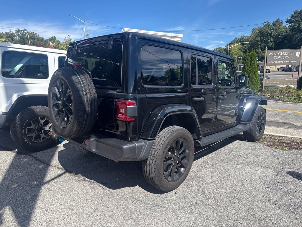 Used 2024 Black Jeep Sahara 4xe image 5