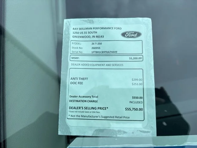 New 2026 Oxford White Ford Cargo Van image 2