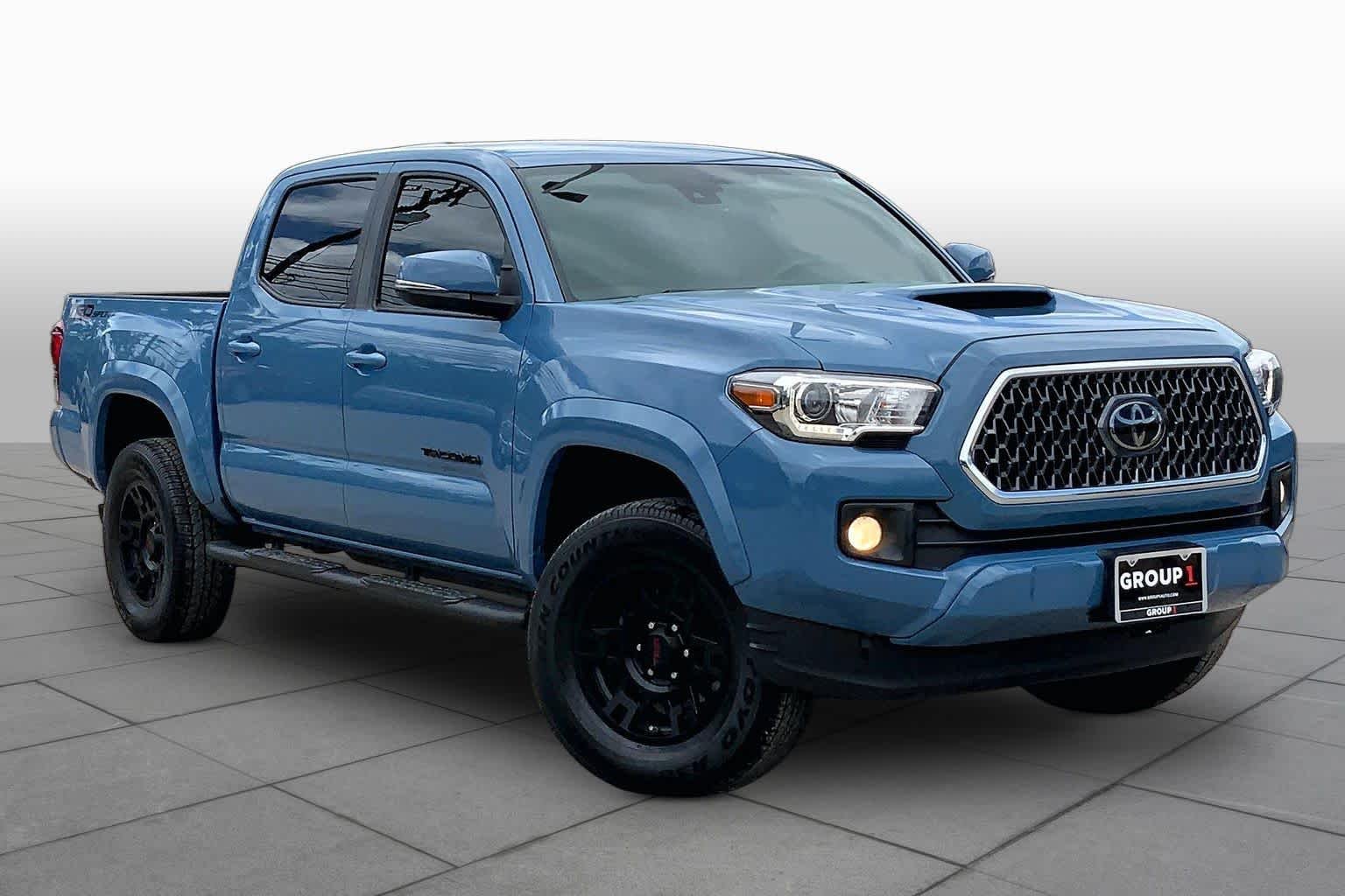 Used 2019 Cavalry Blue Toyota TRD Sport image 3