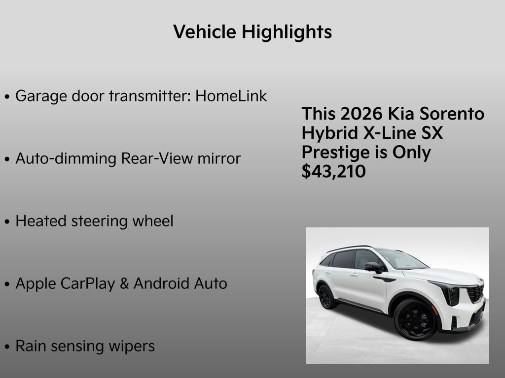2026 Kia Sorento SX Prestige Hybrid - Photo 33