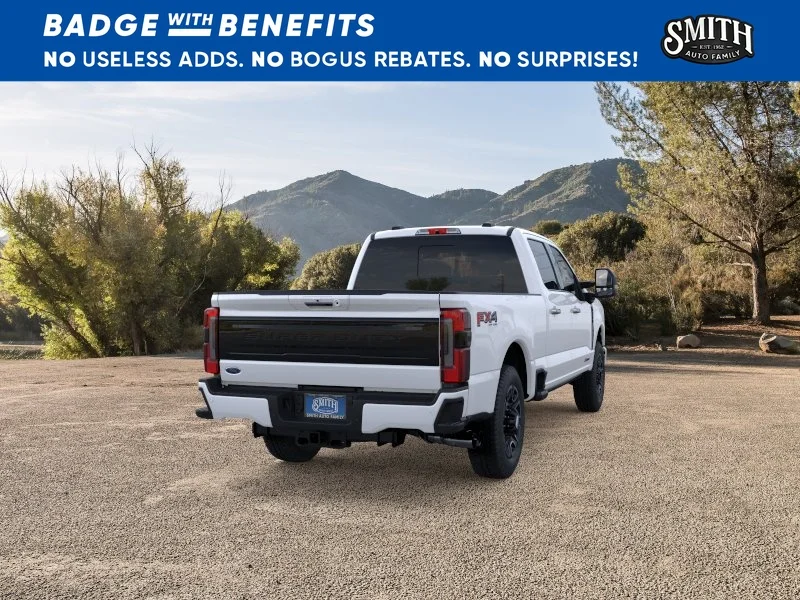 New 2026 Star White Metallic Tri-Coat Ford F-250® Platinum® image 9