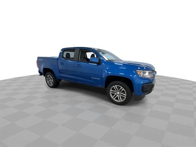 Used 2022 BLUE Chevrolet Work Truck image 3