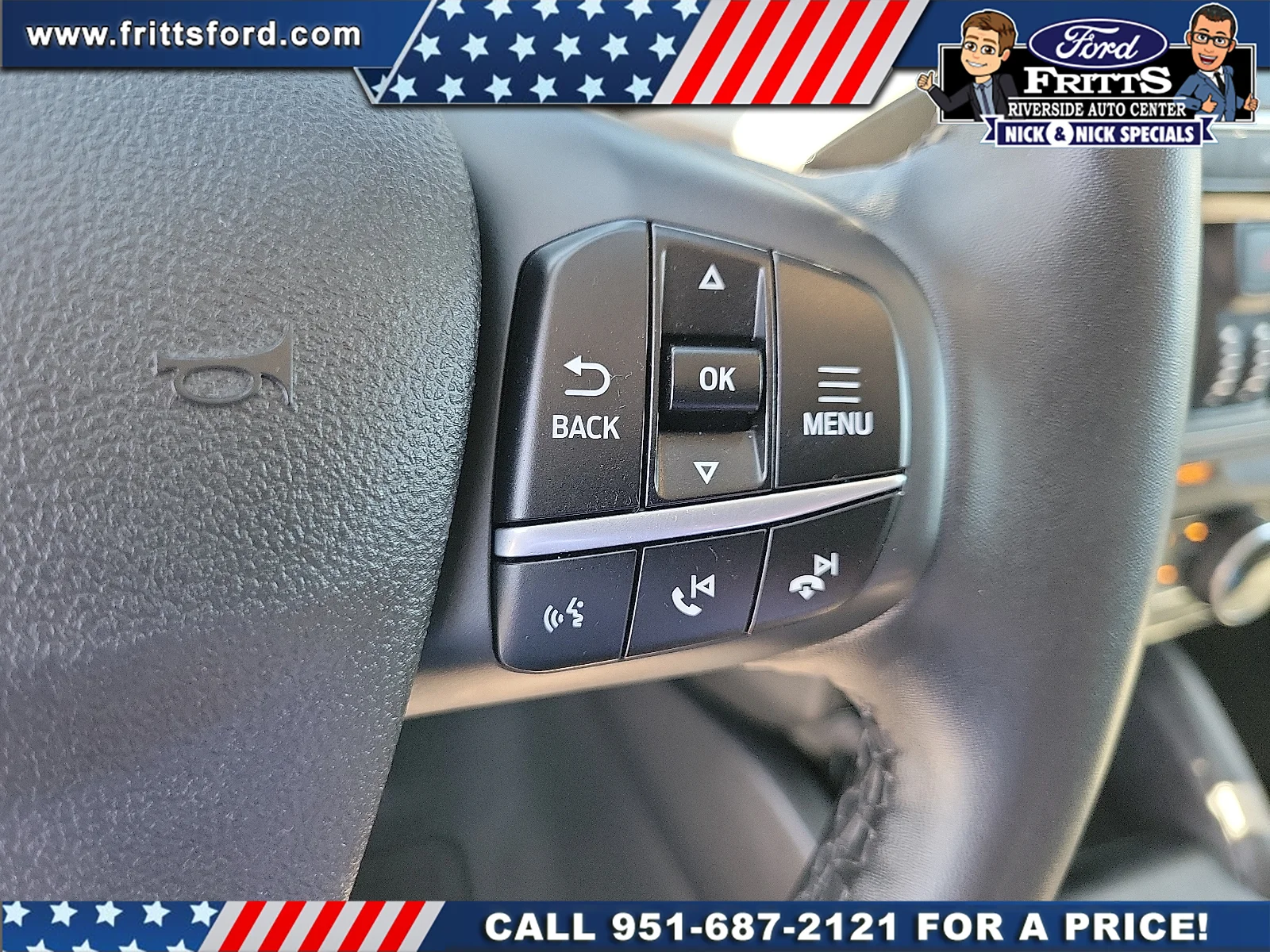 Certified Used 2022 Blue Metallic Ford SE image 7