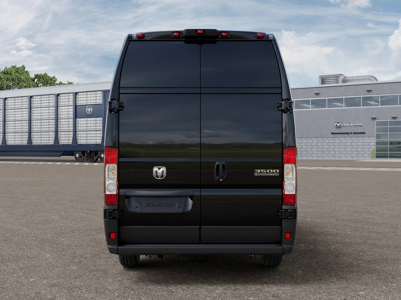New 2026 Black Clear-Coat Exterior Paint RAM Super High Roof image 31