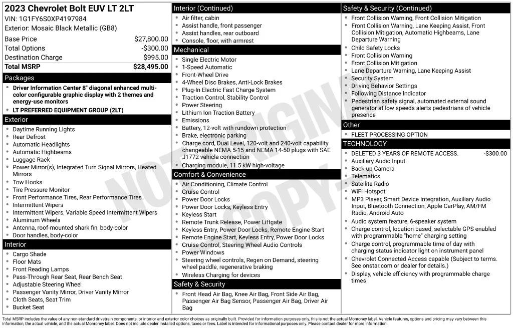 Used 2023 Black Chevrolet LT image 7