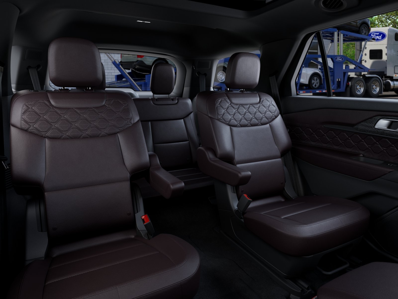 New 2027 Star White Metallic Tri-Coat Ford Platinum image 34
