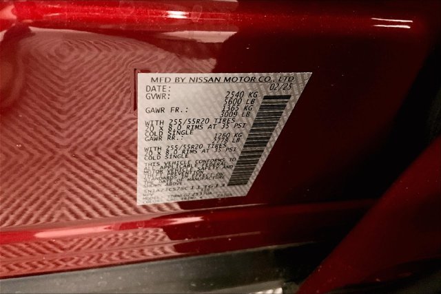 New 2025 Scarlet Ember Tintcoat/Super Black Nissan SL image 40
