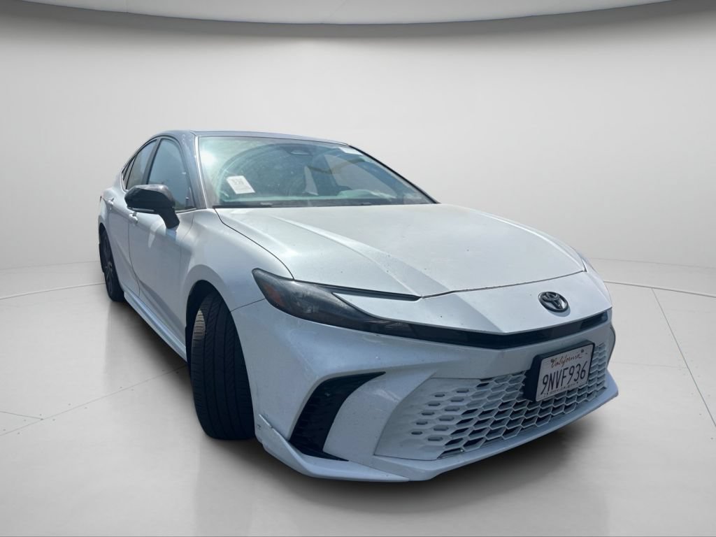 Used 2025 Midnight Black Metallic Toyota XSE image 2
