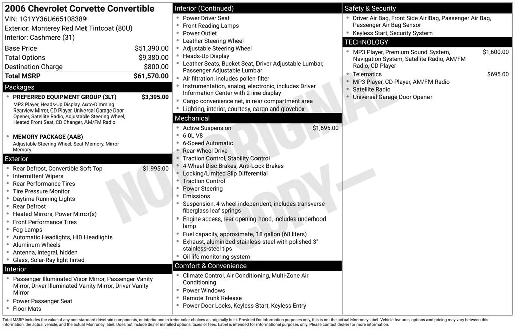 Used 2006 Red Chevrolet Base image 2