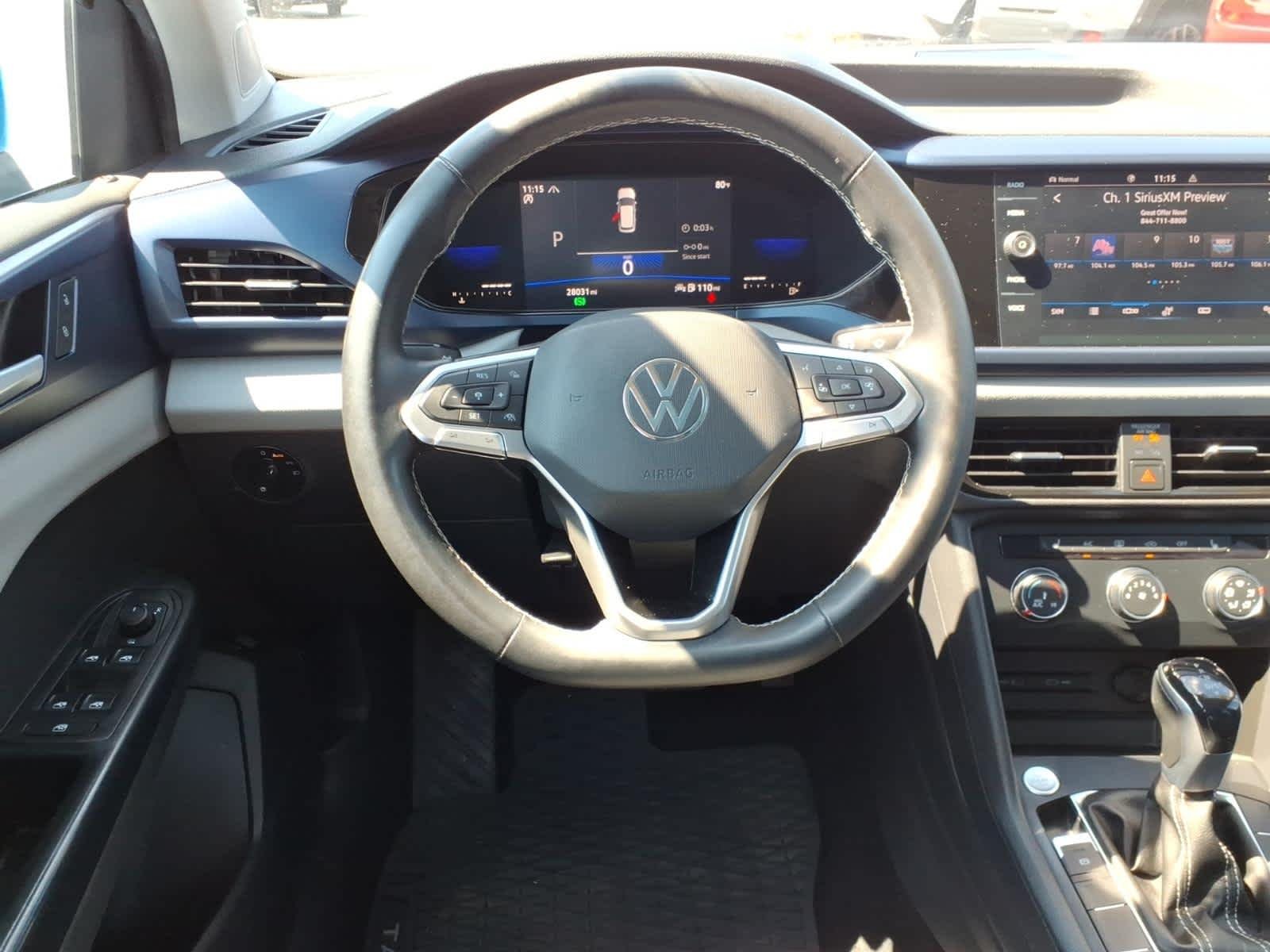 Used 2022 Cornflower Blue Volkswagen SE image 14