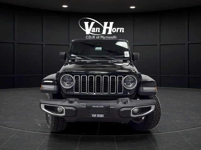 Used 2024 Black Clearcoat Jeep Sahara image 2