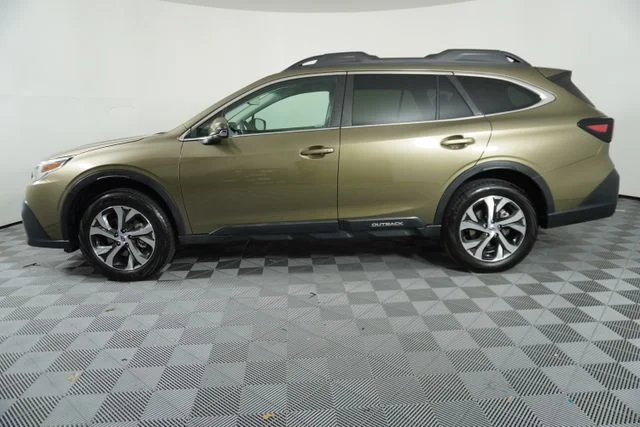Certified Used 2022 Green Metallic Subaru Limited image 4