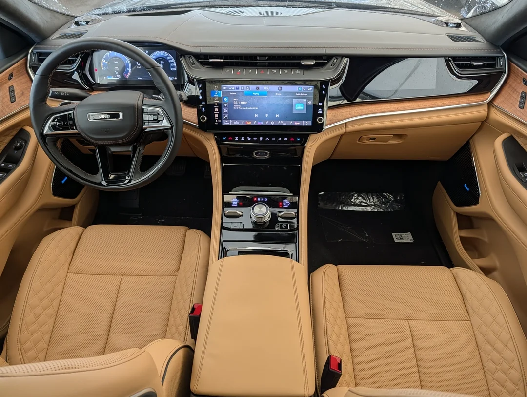 New 2026 Black Jeep Summit - - 4x4 - Advanced ProTech Group IV - Palermo Leather Seats - Head-Up Display & More! image 27