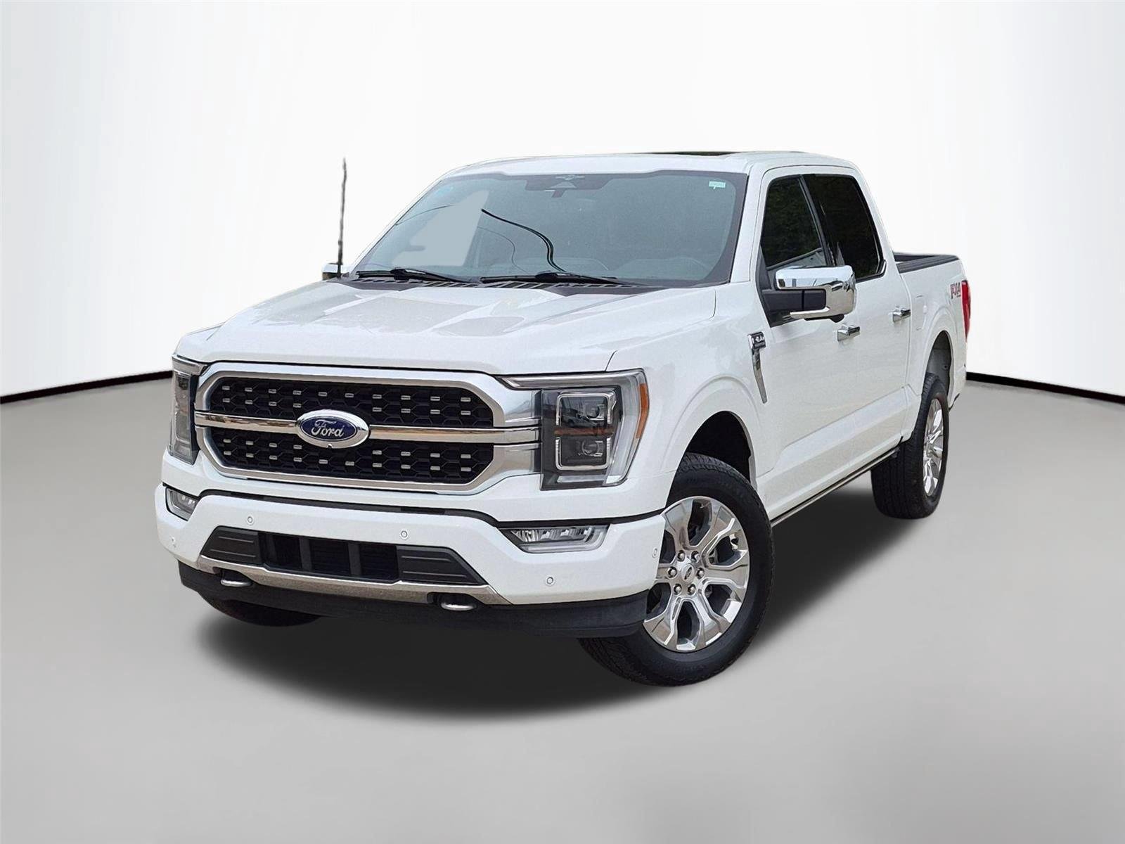 Used 2023 Star White Metallic Tri-Coat Ford Platinum image 1