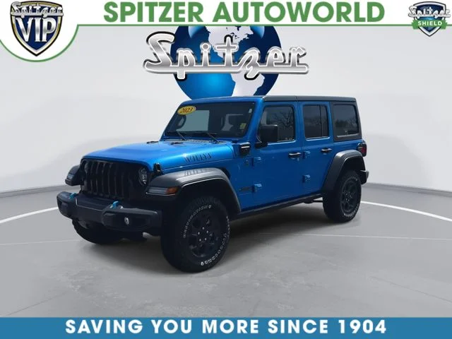 Used 2023 Blue Jeep Willys 4xe image 4