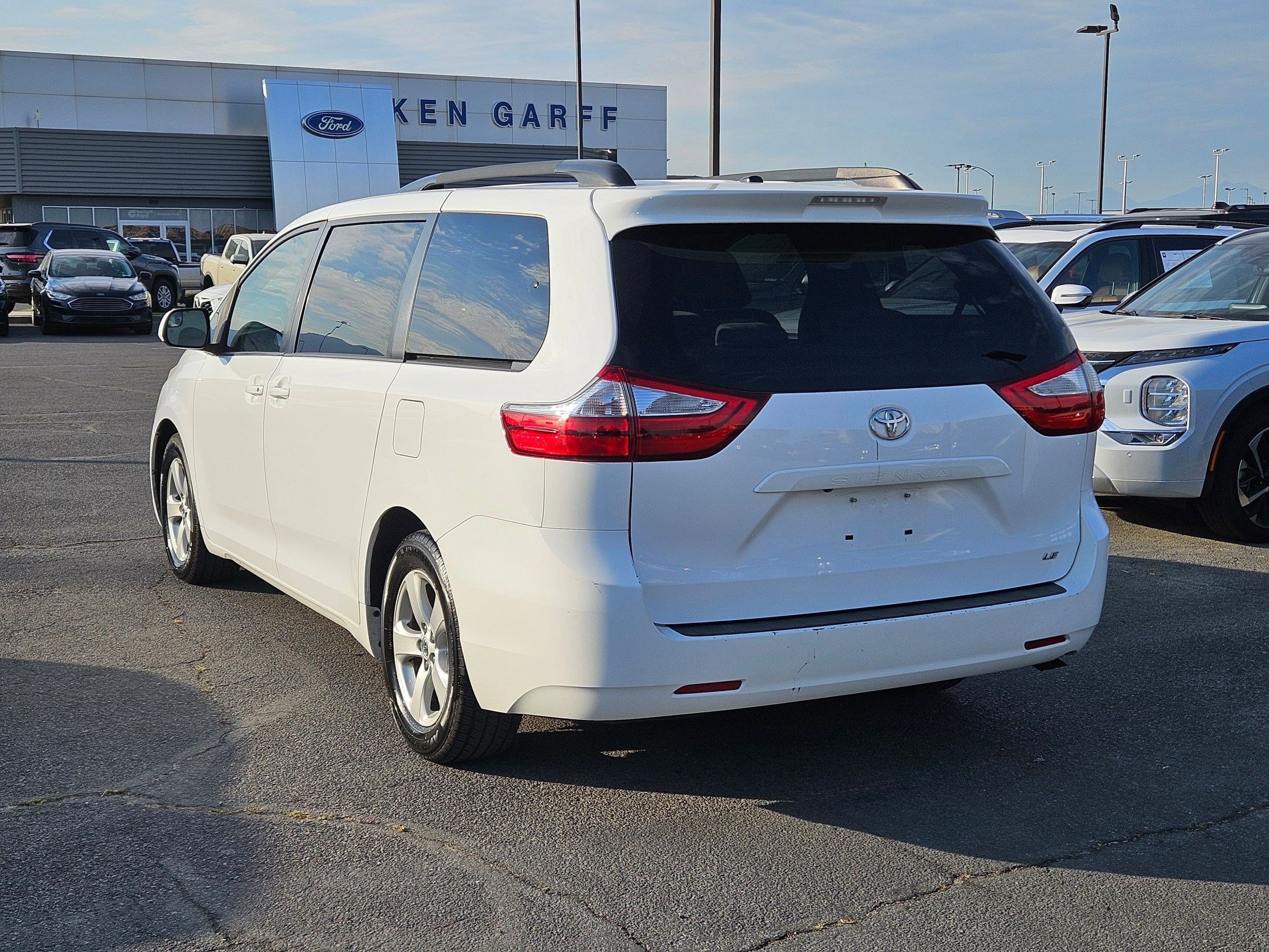Used 2015 Super White Toyota LE AAS image 16