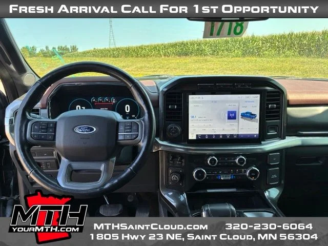 Certified Used 2022 Black Ford Lariat image 11