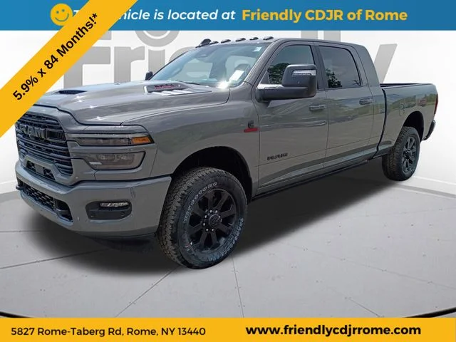 New 2026 Ceramic Gray Clear-Coat Exterior Paint RAM Laramie image 1