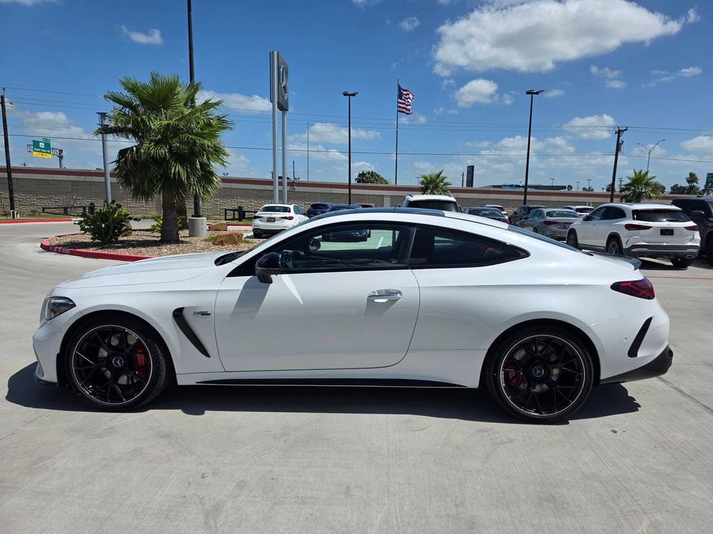 New 2026 MANUFAKTUR Moonlight White Metallic Mercedes-Benz AMG® CLE 53 4MATIC+ Coupe image 4