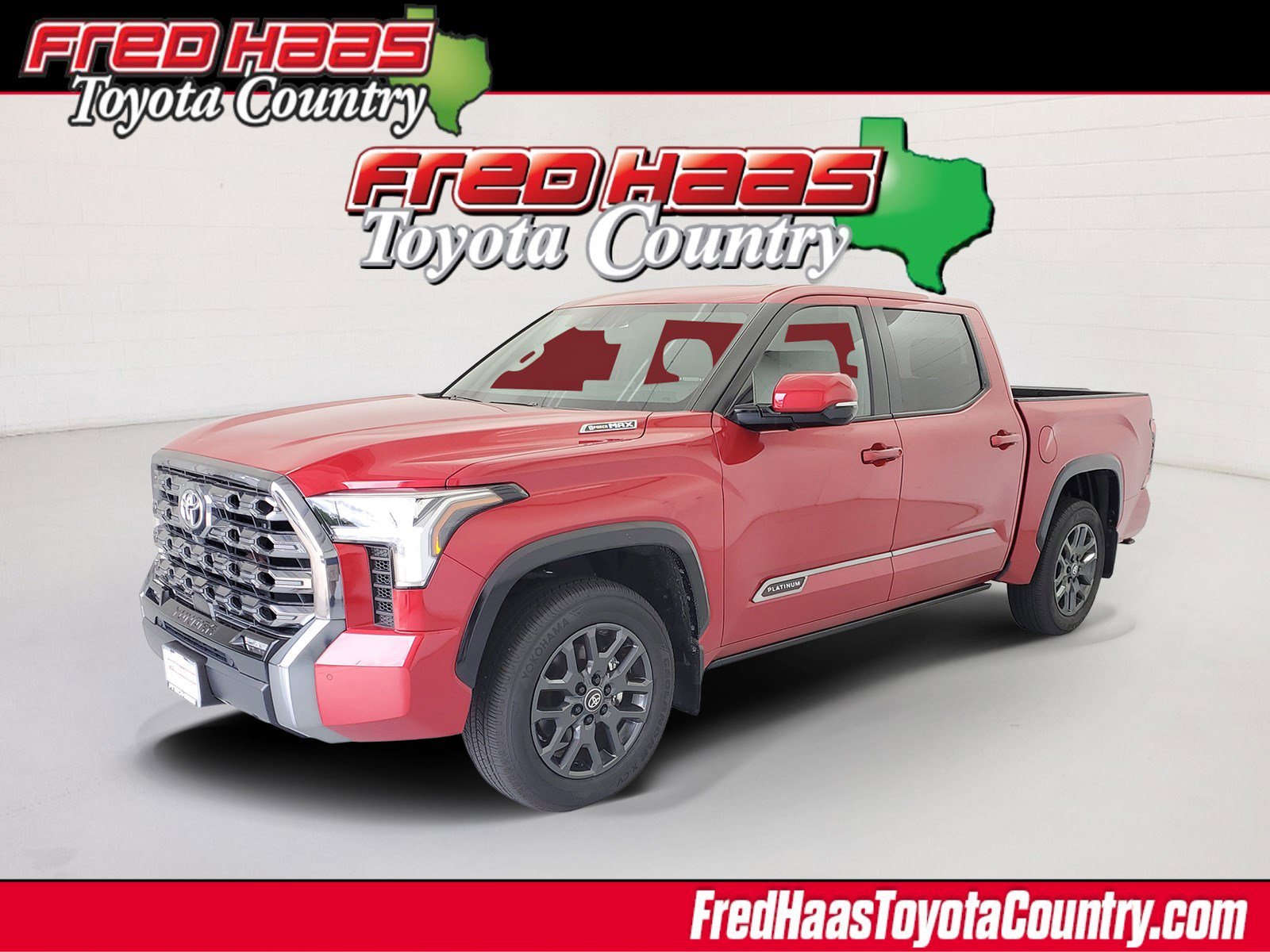New 2025 Toyota Tundra i-FORCE MAX Tundra Platinum PLATINUM CREWMAX 5.5 in  Houston #SX090822