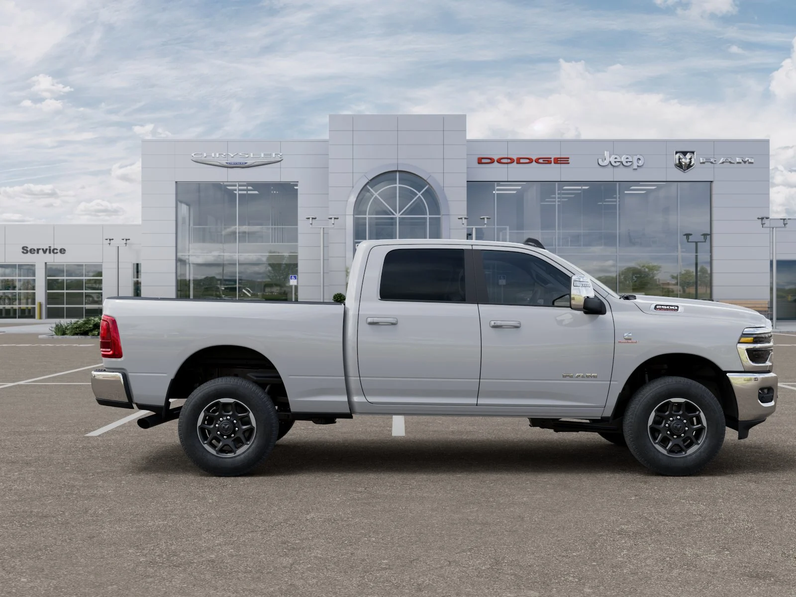 New 2026 Bright White Clear-Coat Exterior Paint RAM Laramie image 23
